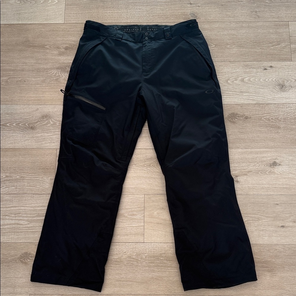 Men’s Oakley Black Forest 2.0 Shell 3L 15K Pant XL Snow Ski Pant Black Blackout
